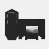 Alpengebirge Landschaftliches Foto Hochzeit Geschenkschachtel (Ungefaltet)