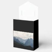 Alpengebirge Landschaftliches Foto Hochzeit Geschenkschachtel (Geöffnet)
