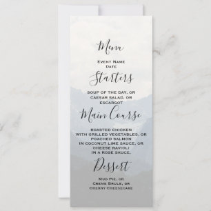 Alpengebirge Landschaftliches Foto Hochzeiten Menü Einladung