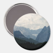 Alpengebirge Natur Foto Magnet (Vorderseite/Rückseite)
