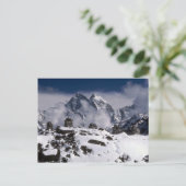 Alpengebirge, Nepal Winter Postkarte (Stehend Vorderseite)