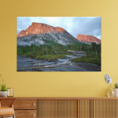 Alpengflug auf den norwegischen Bergen Leinwanddruck (Insitu (Wohnzimmer))