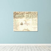 Alpengletscher Leinwanddruck (Insitu (Holzboden))