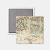 Alpengletscher Magnet (Vorderseite/Rückseite)