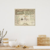 Alpengletscher Poster (Küche)