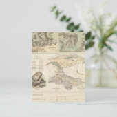 Alpengletscher Postkarte (Stehend Vorderseite)