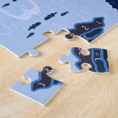 Alpenglow Winter Ski Snowboard Puzzle (Seite)