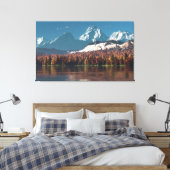 Alpenherbst Leinwanddruck (Insitu (Schlafzimmer))
