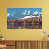 Alpenherbst Leinwanddruck (Insitu (Wohnzimmer))