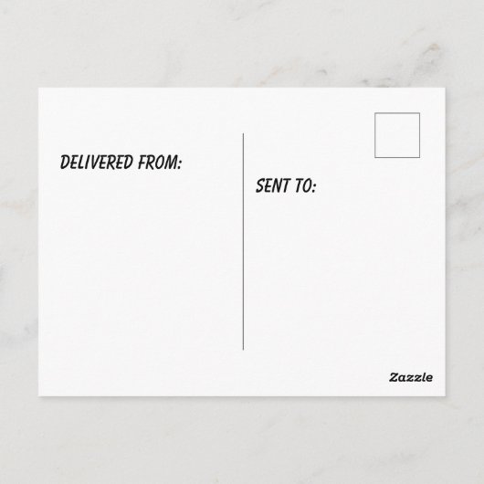 Alpenibex auf Felswand Postkarte (Rückseite)