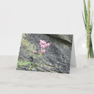 Alpenische Blume Karte