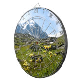 Alpenische Blume - schön! Dartscheibe (Vorderseite rechts)