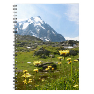 Alpenische Blume - schön! Notizblock
