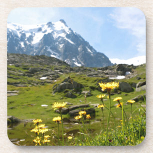 Alpenische Blume - schön! Untersetzer
