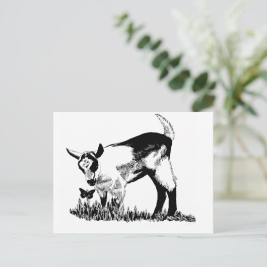 Alpenkind Postkarte (Stehend Vorderseite)