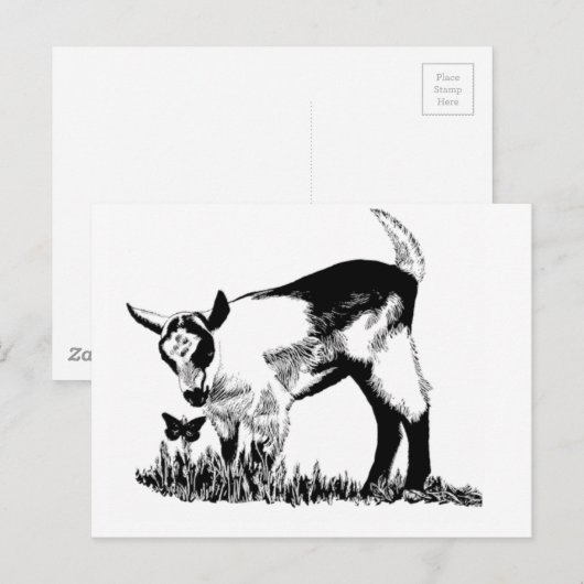 Alpenkind Postkarte (Vorne/Hinten)