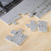 Alpenkirche in Zillertal, Österreich im Winter Puzzle (Seite)