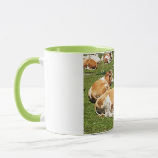 Alpenkühe Tasse (Links)