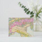 Alpenlander - Atlas Karte der Alpen (Stehend Vorderseite)