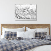 Alpenlandschaft, 1553 leinwanddruck (Insitu (Schlafzimmer))