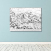 Alpenlandschaft, 1553 leinwanddruck (Insitu (Holzboden))