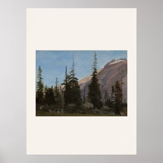 Alpenlandschaft bei Handegg, Schweiz Poster (Vorne)