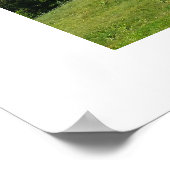 Alpenlandschaft in der Schweiz Poster (Ecke)