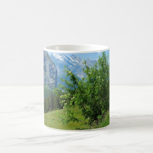 Alpenlandschaft Kaffeetasse (Mittel)