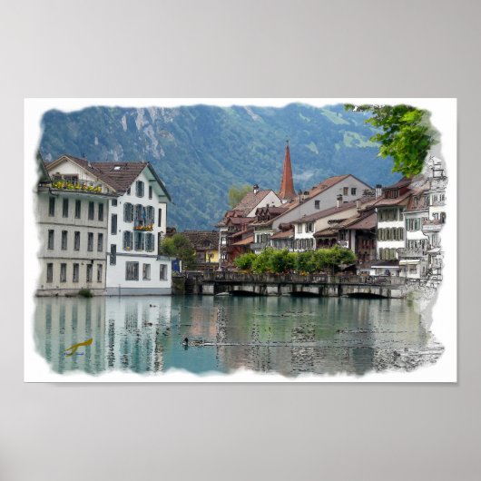 Alpenlandschaft Poster (Vorne)