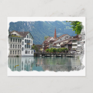 Alpenlandschaft Postkarte