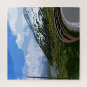 Alpenlandschaft Puzzle (Vertikal)