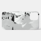 Alpenlandschaft: Schneesichere Berge Case-Mate iPhone Hülle (Rückseite (Horizontal))