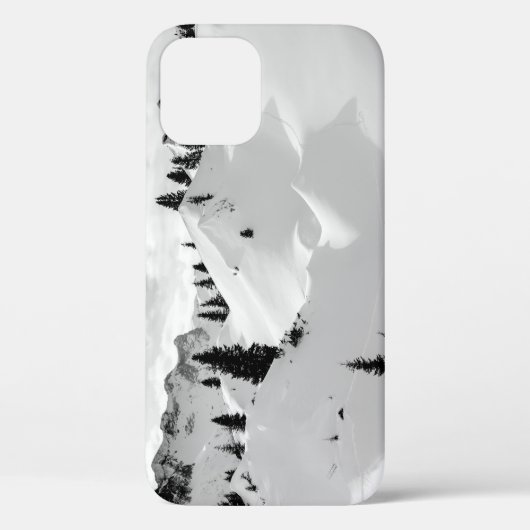 Alpenlandschaft: Schneesichere Berge Case-Mate iPhone Hülle (Rückseite)