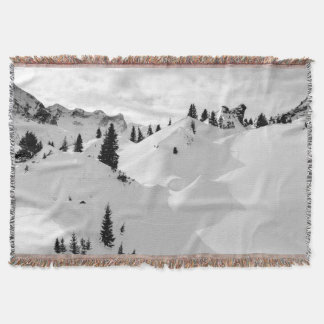 Alpenlandschaft: Schneesichere Berge Decke