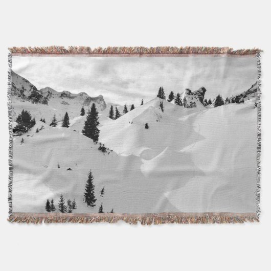 Alpenlandschaft: Schneesichere Berge Decke (Vorderseite)