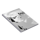 Alpenlandschaft: Schneesichere Berge Notizblock (Rechte Seite)