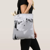 Alpenlandschaft: Schneesichere Berge Tasche (Von Nahem)