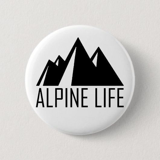 Alpenleben Button (Vorderseite)