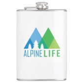 Alpenleben Flachmann (Vorderseite)