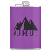 Alpenleben Flachmann (Vorderseite)