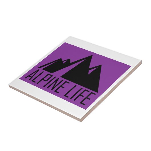 Alpenleben Fliese (Seite)