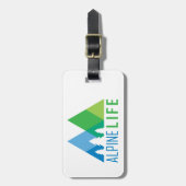 Alpenleben Gepäckanhänger (Vorderseite vertikal)