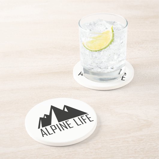 Alpenleben Getränkeuntersetzer (Seite)