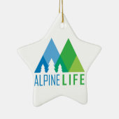 Alpenleben Keramikornament (Rechts)