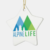 Alpenleben Keramikornament (Links)