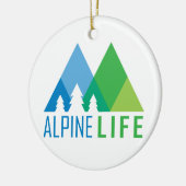Alpenleben Keramikornament (Links)