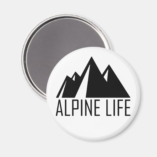 Alpenleben Magnet (Vorderseite/Rückseite)