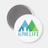 Alpenleben Magnet (Vorderseite/Rückseite)