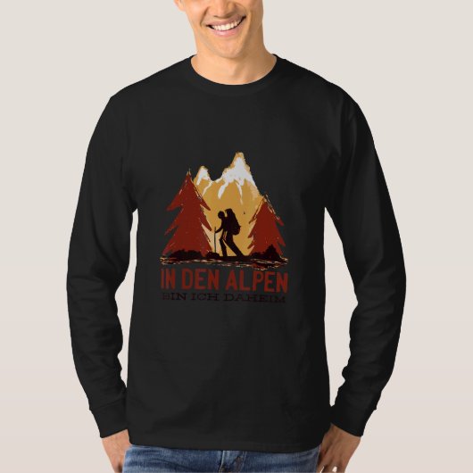 Alpenliebe Bergwandern im Val Piora T-Shirt (Vorderseite)