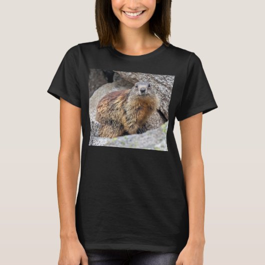 Alpenmarmot-T-Shirt T-Shirt (Vorderseite)
